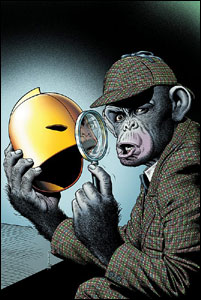 The Helmet Of Fate: Detective Chimp