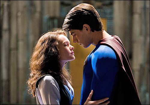 Kate Bosworth (Lois Lane) e Brandon Routh (Clark Kent/Superman)