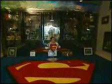 Sala dedicada ao Superman