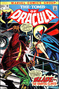 The Tomb of Dracula #10, revista que introduz o personagem Blade