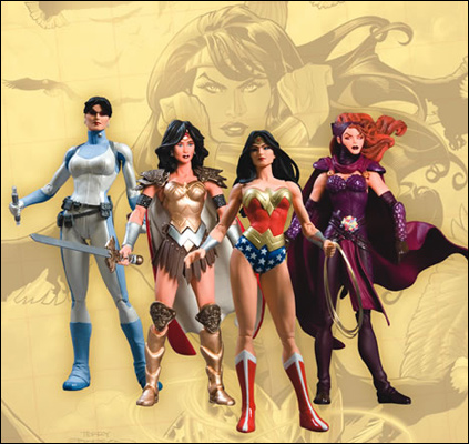 A Mulher-Maravilha original, a agente Diana Prince, Circe e Donna Troy