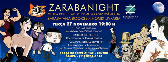 Festa da Zarabatana na HQMix Livraria