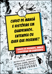 Curso de Desenho, Histórias em Quadrinhos e Mangá