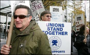Robin Williams na greve