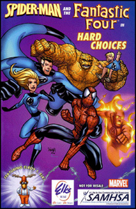 Spider-Man and the Fantastic Four in Hard Choices