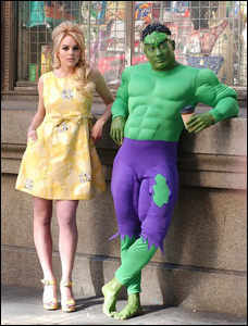 Lindsay Lohan e o Hulk