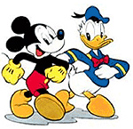 Mickey Mouse e Pato Donald