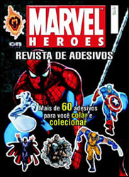 Marvel Heroes - Revista de Adesivos