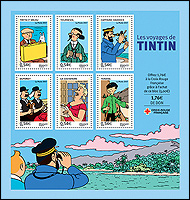Le Timbre Voyage Avec... Tintin 