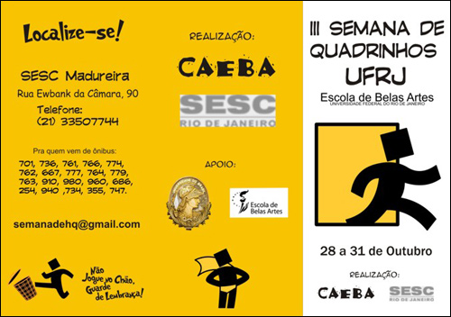 III Semana de Quadrinhos na Universidade Federal do Rio de Janeiro