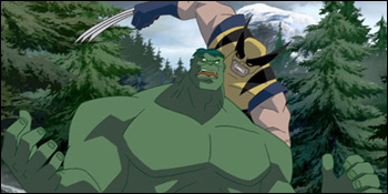 Hulk versus Wolverine