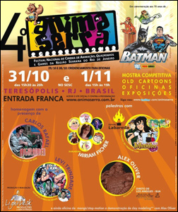 4º Animaserra - Festival Nacional de Cinema de Animação e Quadrinhos da Serra Carioca