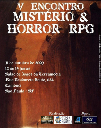 V Encontro Mistério e Horror RPG