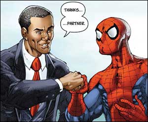 Spidey Meets the President