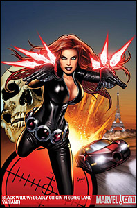 Capa alternativa de Black Widow - Deadly Origin #1