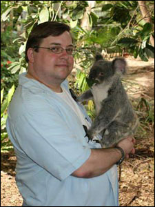 C.B. Cebulski e seu koala