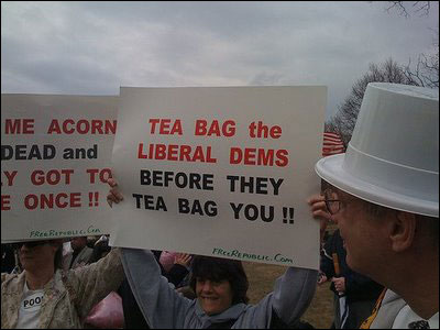 Tea bag the Libs before they tea bag you!