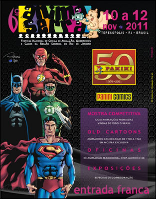 6º Festival Nacional de Cinema de animação, Quadrinhos e Games da Serra Carioca