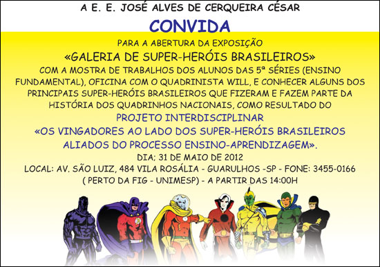 Galeria dos super-heróis brasileiros