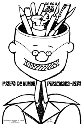 Zélio é autor do primeiro cartaz, de 1974