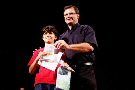 João Cavalcante com Edson Rontani Junior - Foto: Carol Fontes