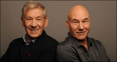 Ian McKellen e Patrick Stewart