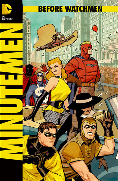 Before Watchmen - Minutemen # 3. Arte de Cliff Chiang.