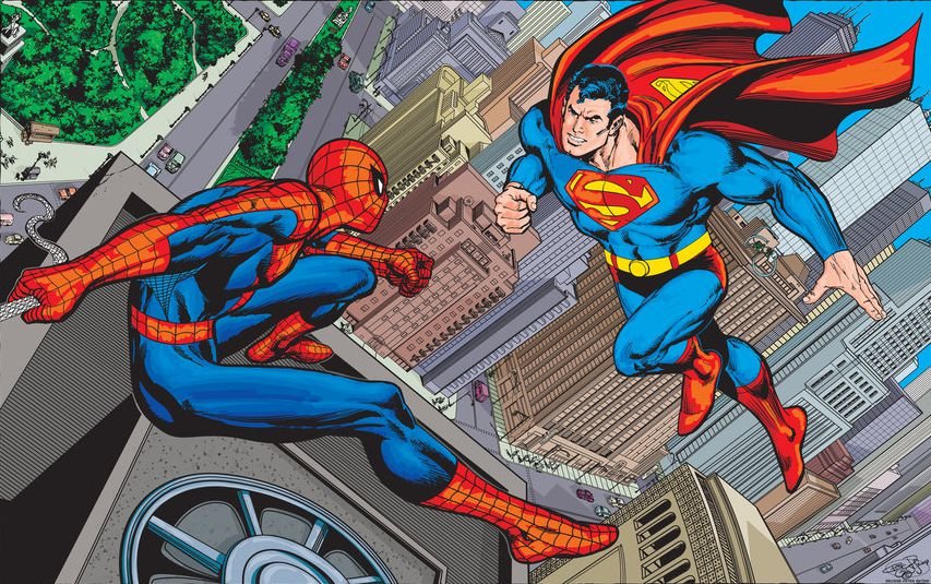 Superman e HomemAranha Superman e HomemAranha