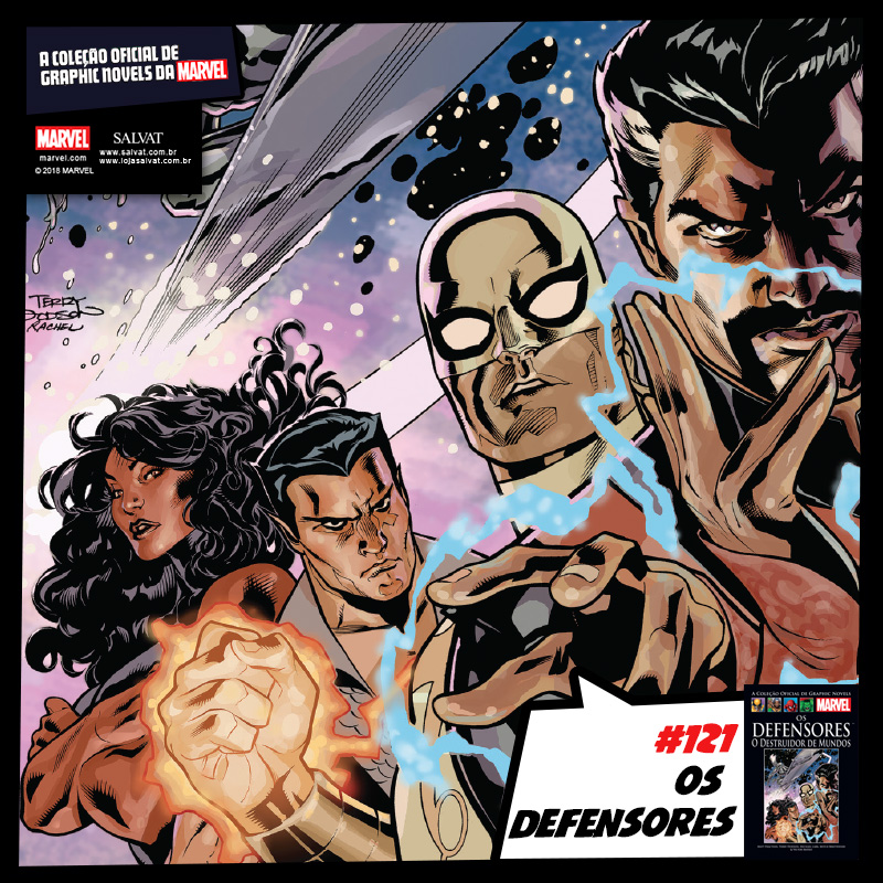 Coleção Oficial de Graphic Novels Marvel - Volume 121 - Os Defensores - O Destruidor de Mundos
