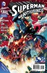 Capa de Superman Unchained # 3 - versão combo, de Jim Lee