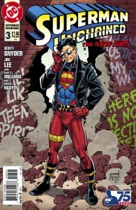 Capa de Superman Unchained # 3 - versão Superman Reborn, de Tom Grummet, Karl Kesel e Hi-Fi