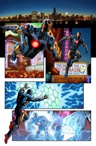 Página de Iron Man # 23.NOW
