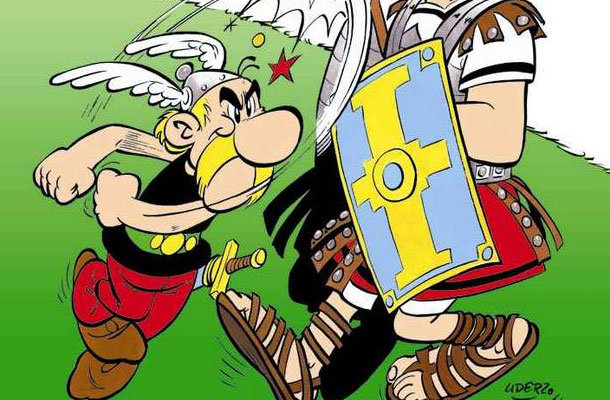 Os gauleses, os romanos e as regras de um Astérix número 40