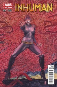 Inhumans # 1, arte de Milo Manara