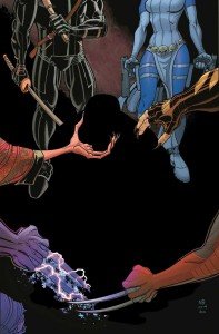 Capa de Wolverines # 1, com um personagem oculto