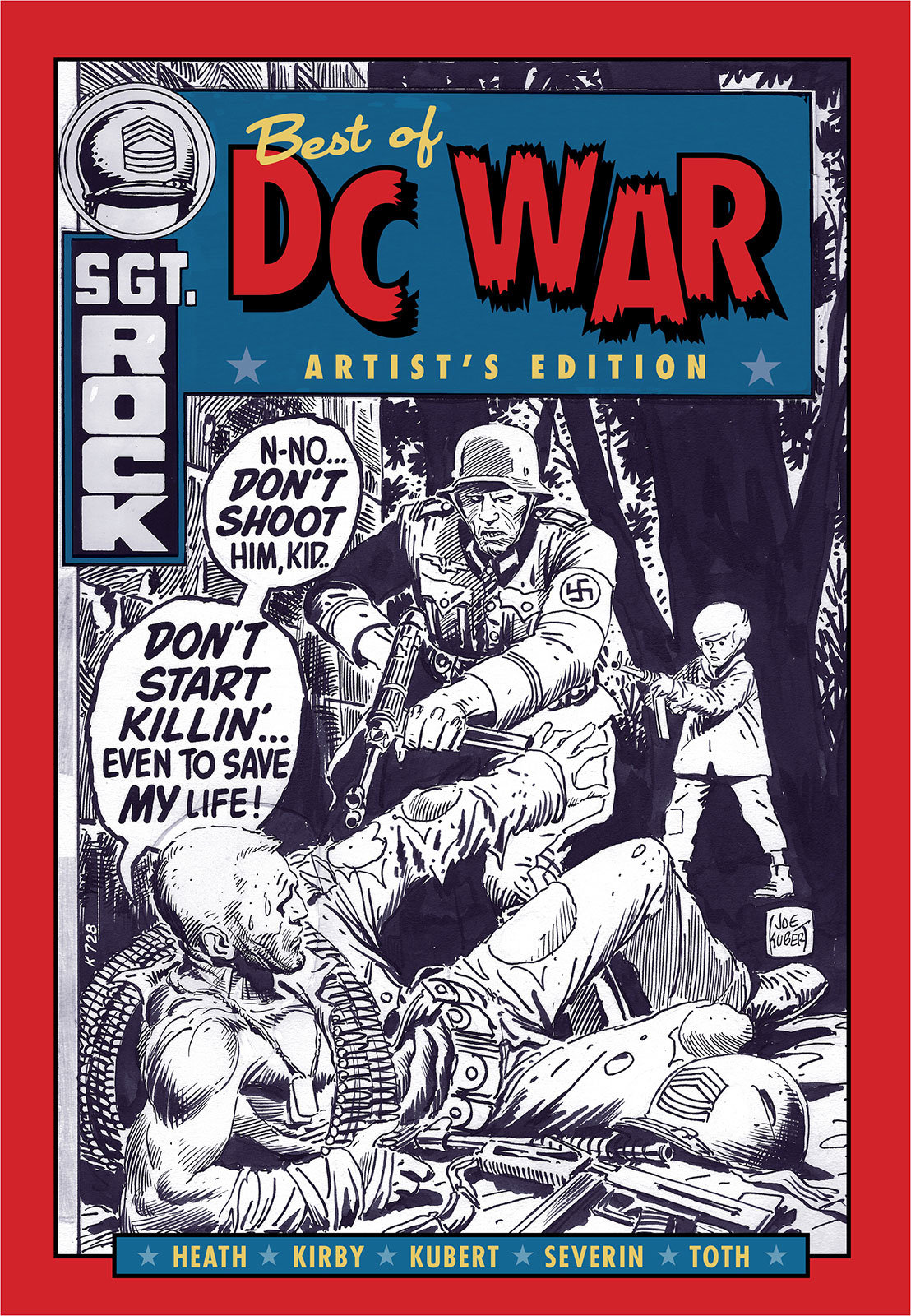 Best of DC War Artist's Edition: Joe Kubert, Alex Toth e HQs em