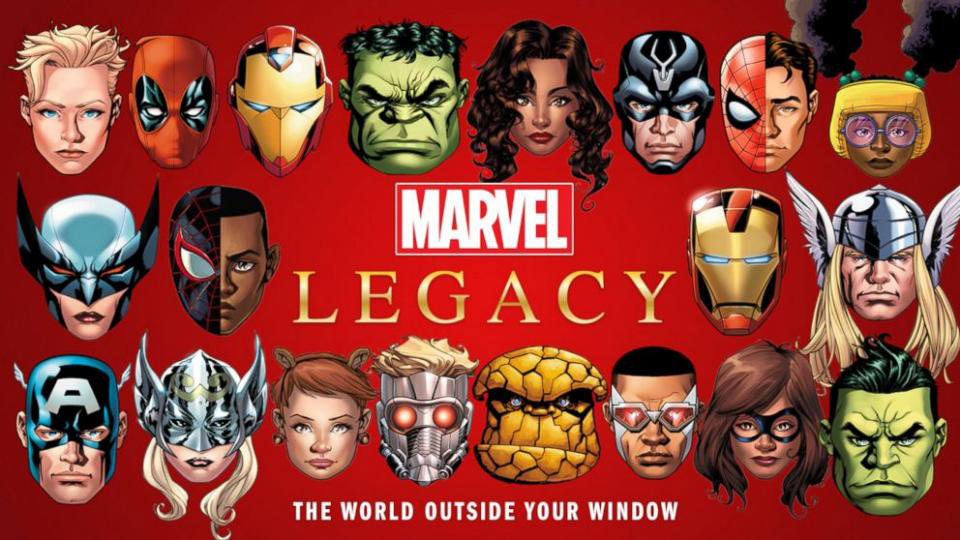 Arte promocional de Marvel Legacy