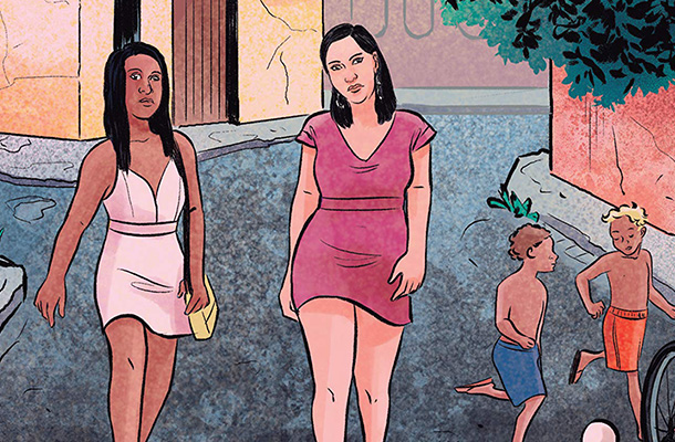 a colour illustration from Gringo Love, Graphic Ethnography