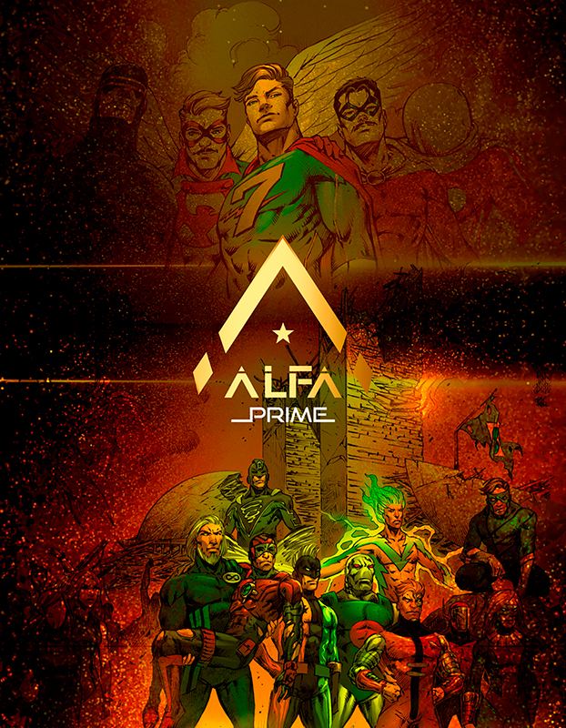 Alfa Prime: encadernado republica saga saga que reúne super-heróis  brasileiros - UNIVERSO HQ
