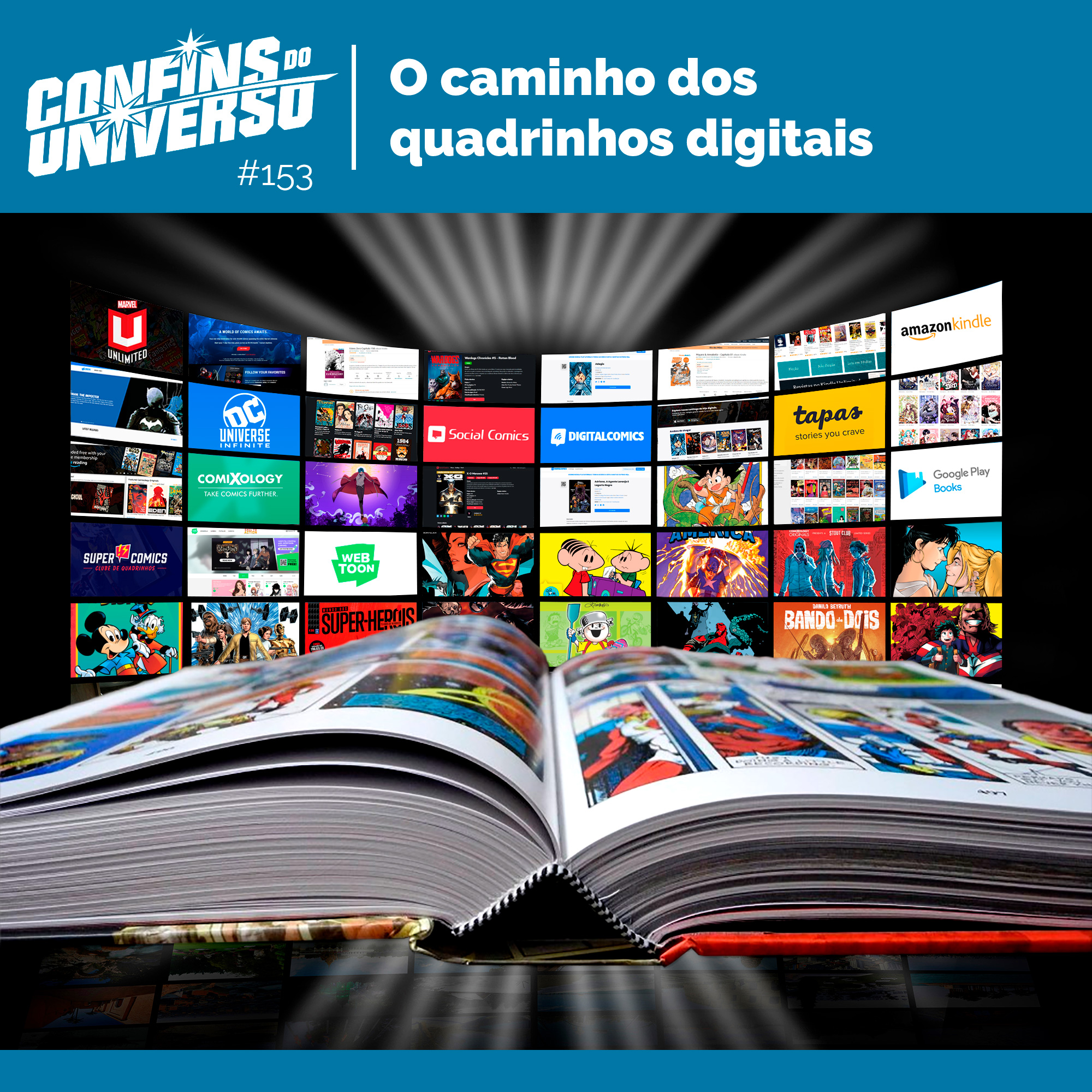 Confins do Universo 153 - O caminho dos quadrinhos digitais episode artwork